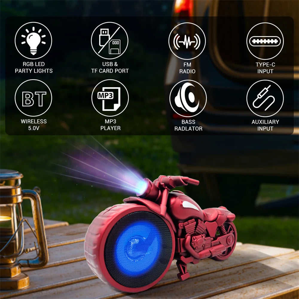 Rev Retro Motorcycle Speaker