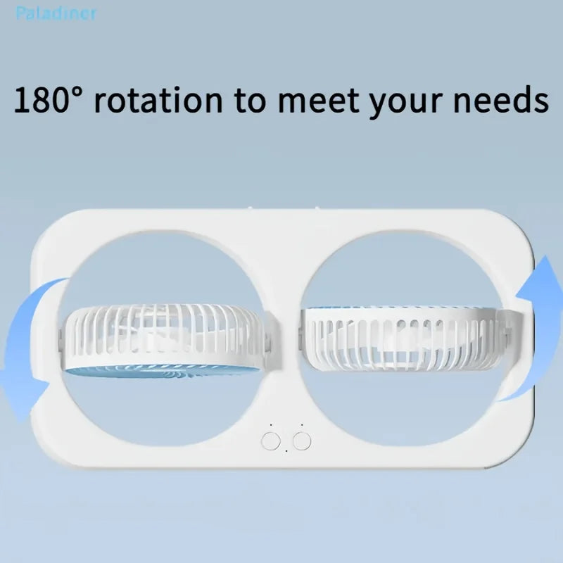 Gust Dual-Head Desk & Wall Fan