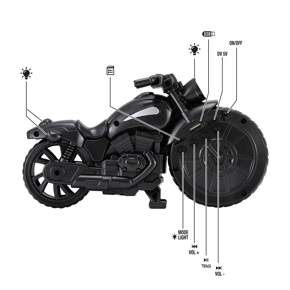 Rev Retro Motorcycle Speaker