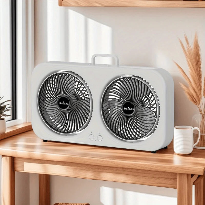 Gust Dual-Head Desk & Wall Fan